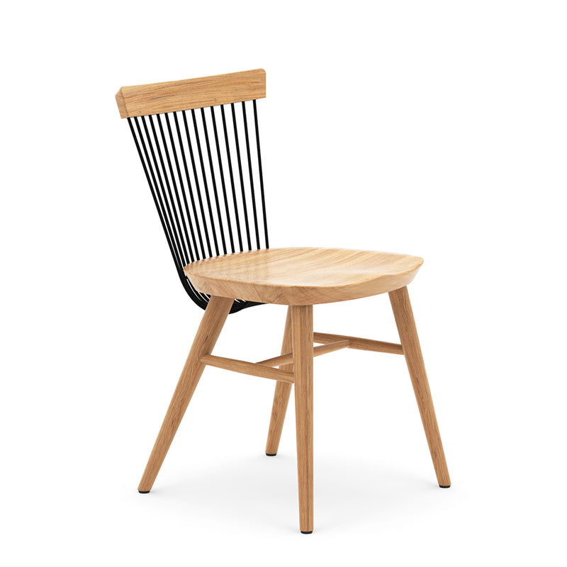 WW Chair - Oak & Black