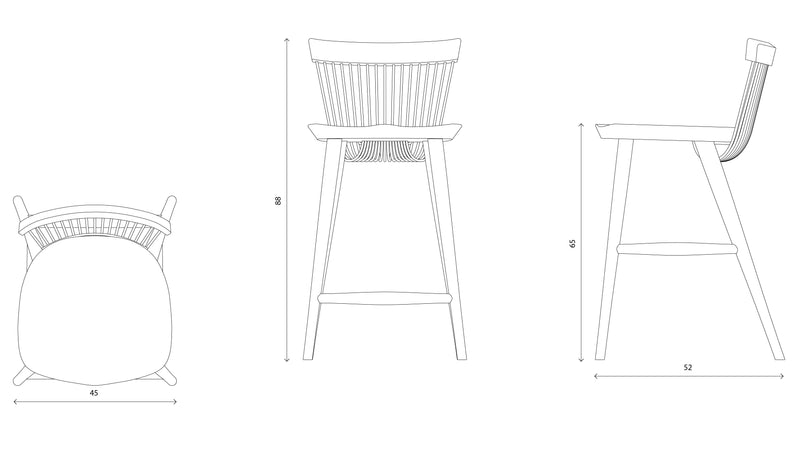 WW Counter Stool CS4