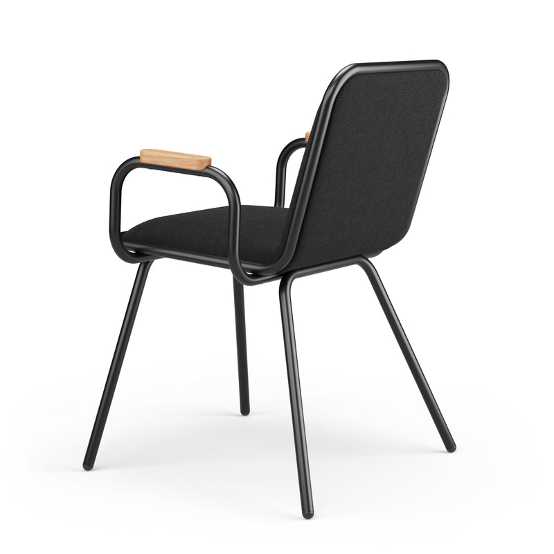 Dulwich Chair - Armrests - Black