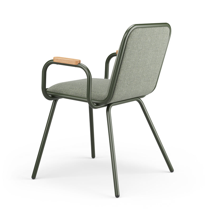 Dulwich Chair - Armrests - Green