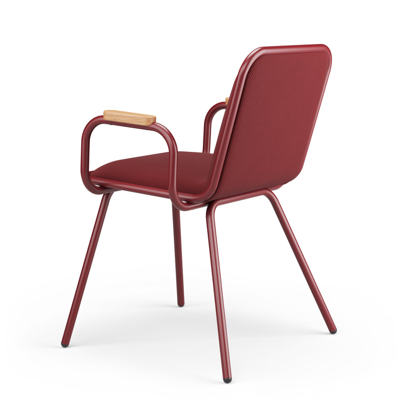 Dulwich Chair - Armrests - Red