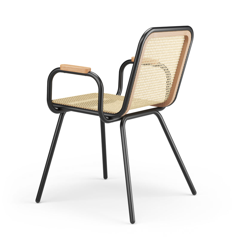 Dulwich Chair - Armrests - Rattan
