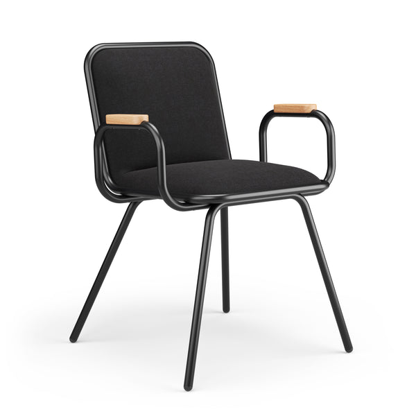 Dulwich Chair - Armrests - Black