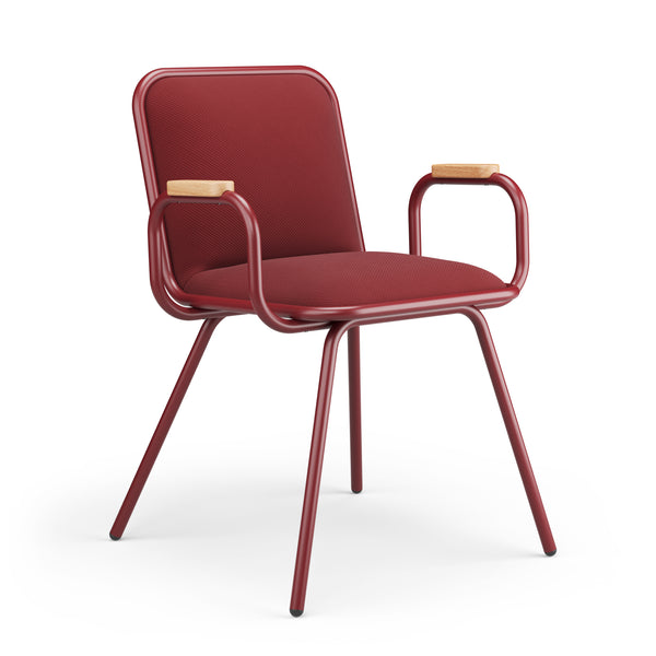 Dulwich Chair - Armrests - Red