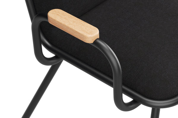 Dulwich Chair - Armrests - Black