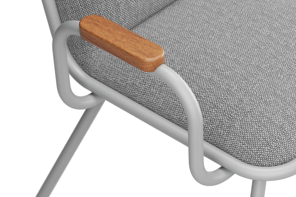 Dulwich Chair - Armrests - Grey