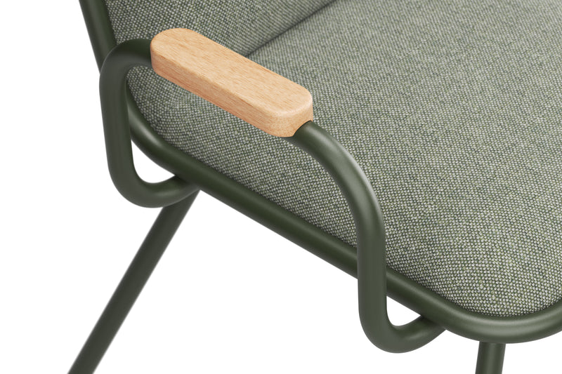 Dulwich Chair - Armrests - Green