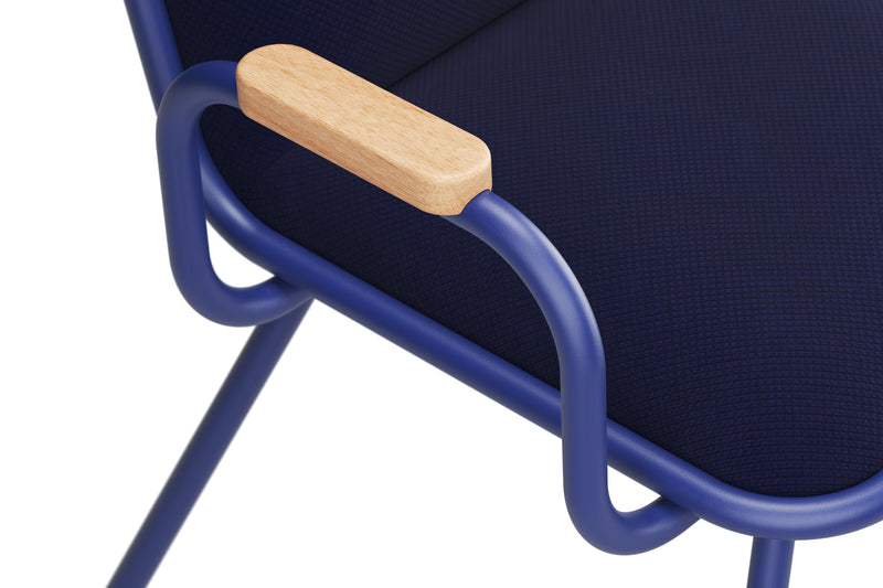 Dulwich Chair - Armrests - Blue