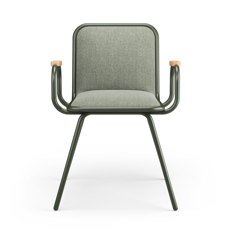 Dulwich Chair - Armrests - Green