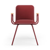 Dulwich Chair - Armrests - Red
