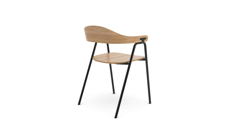 Otto Chair - Oak & Black