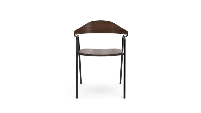 Otto Chair - Walnut & Black