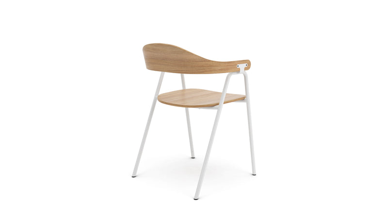 Otto Chair - Oak & White