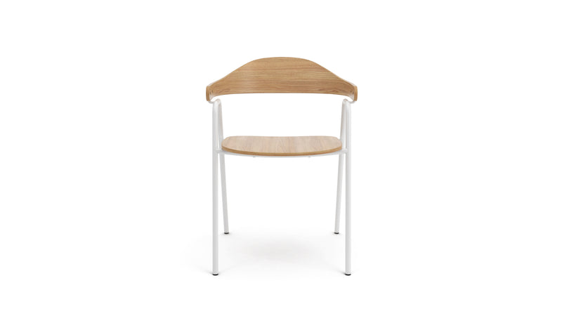 Otto Chair - Oak & White