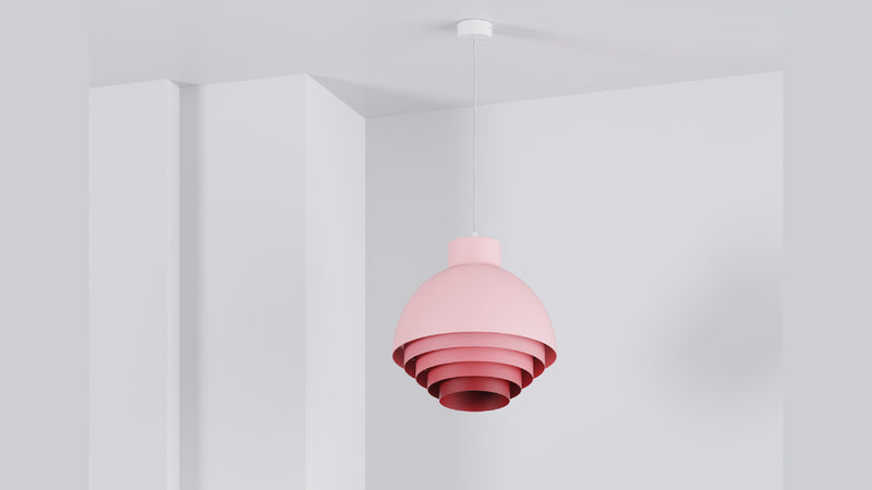 Strata Pendant Light - Pink