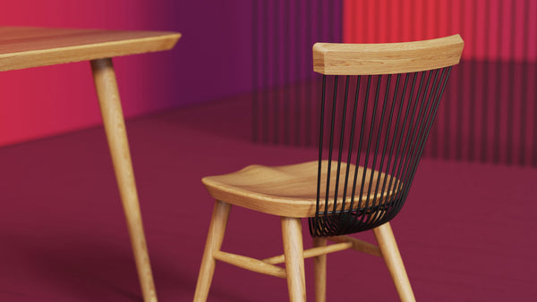 WW Chair - Oak & Black